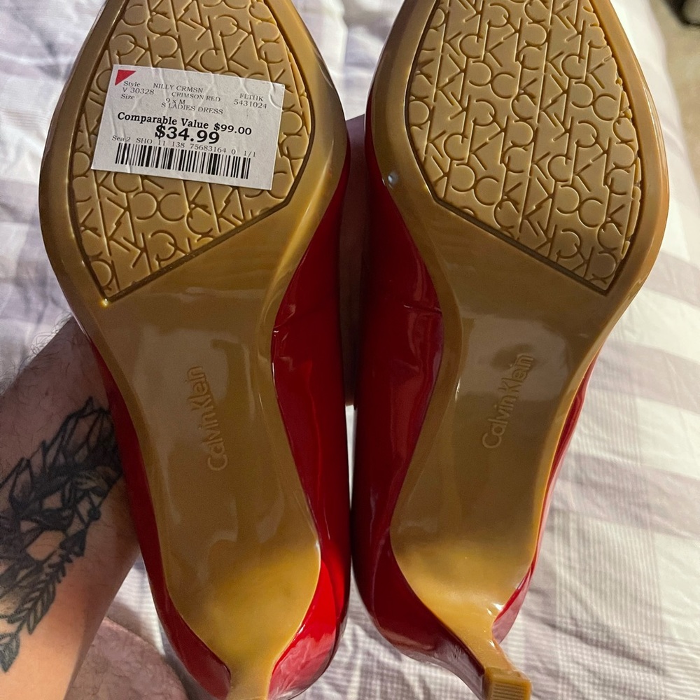 Calvin Klein Red heels